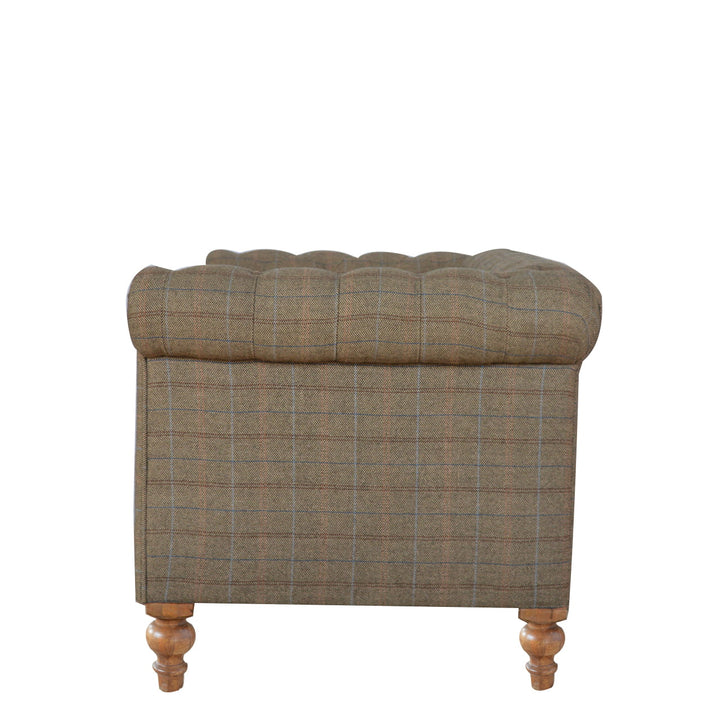 Multi Tweed Two Seat Chesterfield