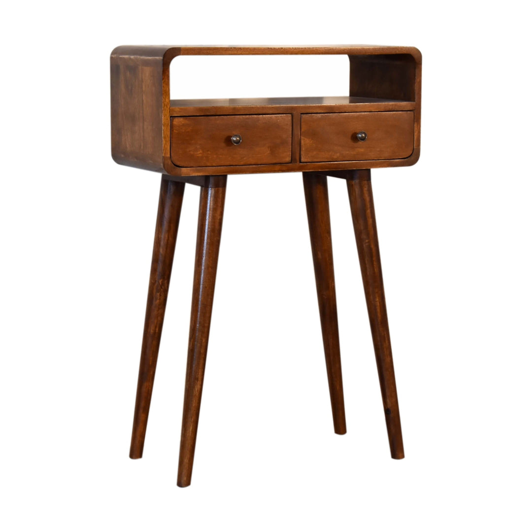 Mini Chestnut Console Table