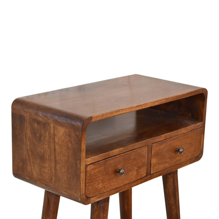 Mini Chestnut Console Table