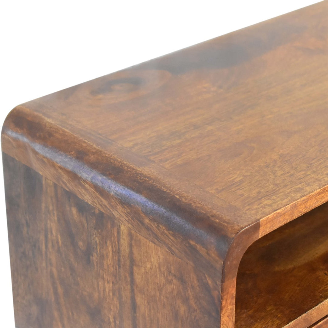 Mini Chestnut Console Table