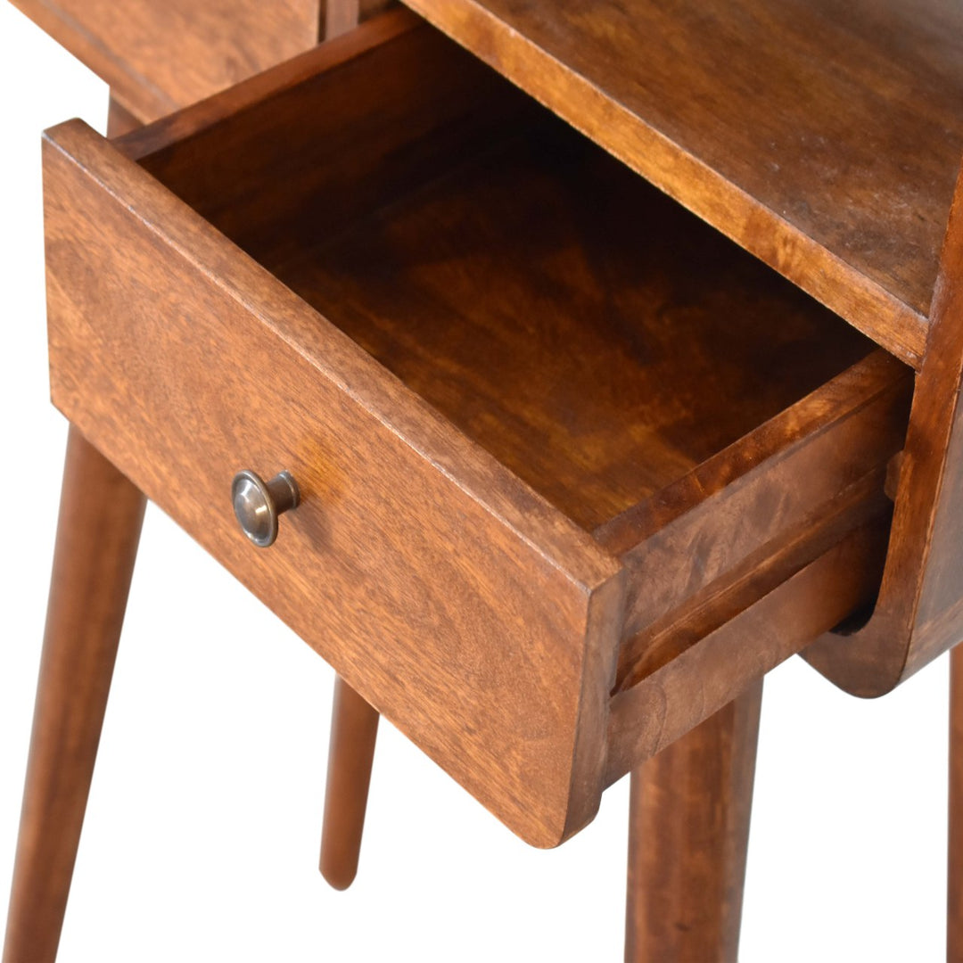 Mini Chestnut Console Table