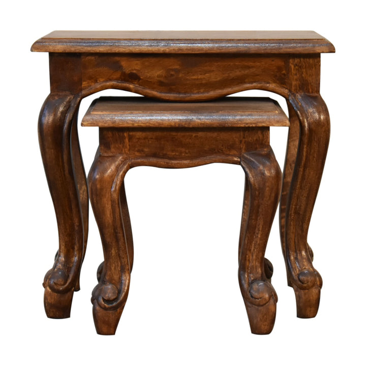 Chestnut French Style Table Set