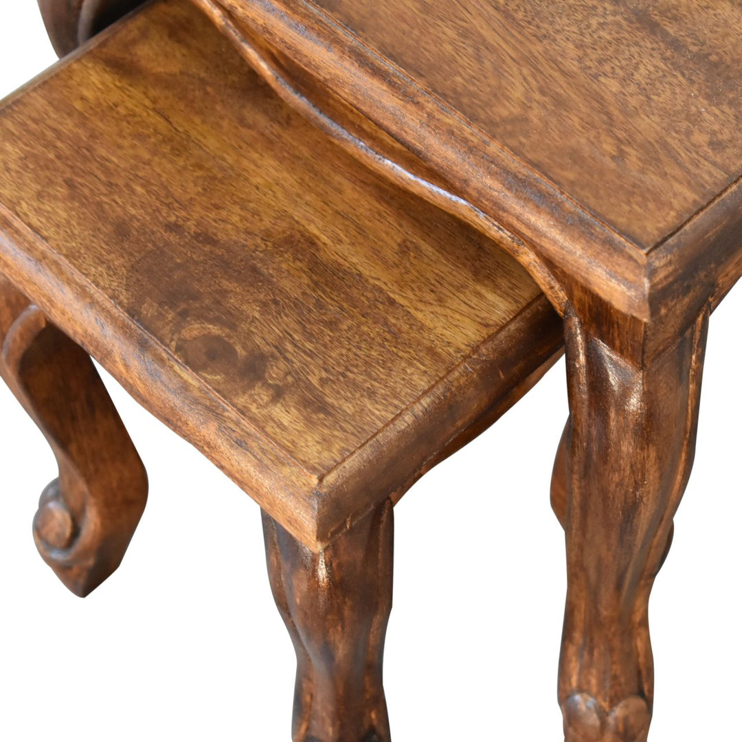 Chestnut French Style Table Set