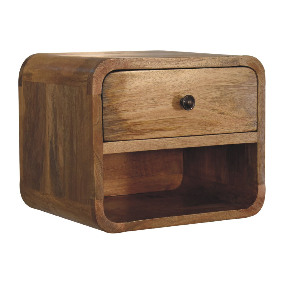 Mini Oakish Floating Open Bedside