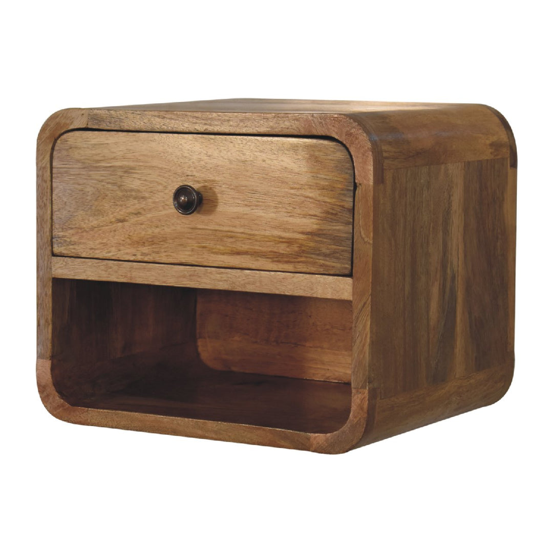 Mini Oakish Floating Open Bedside