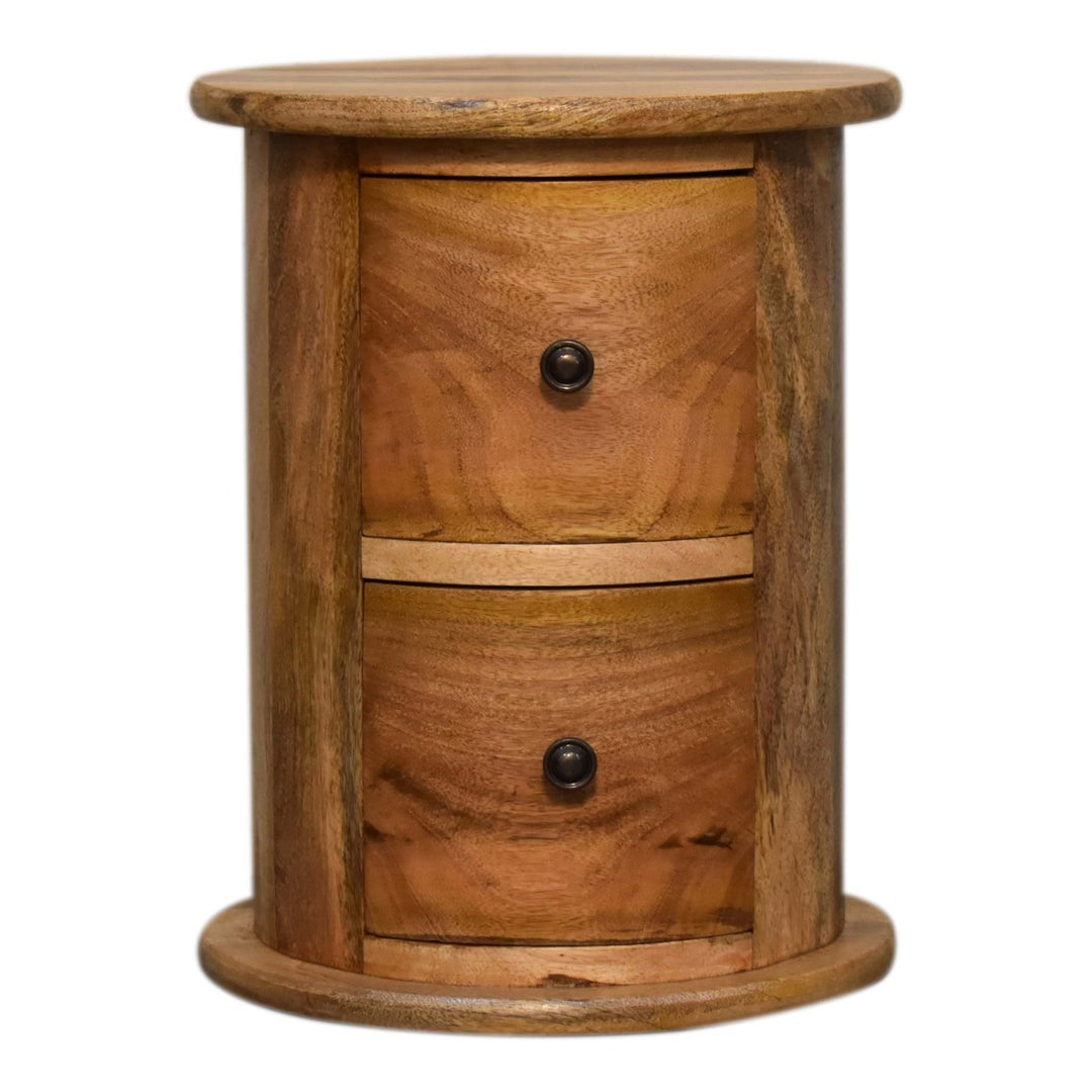 Mini Two Drawer Drum Chest