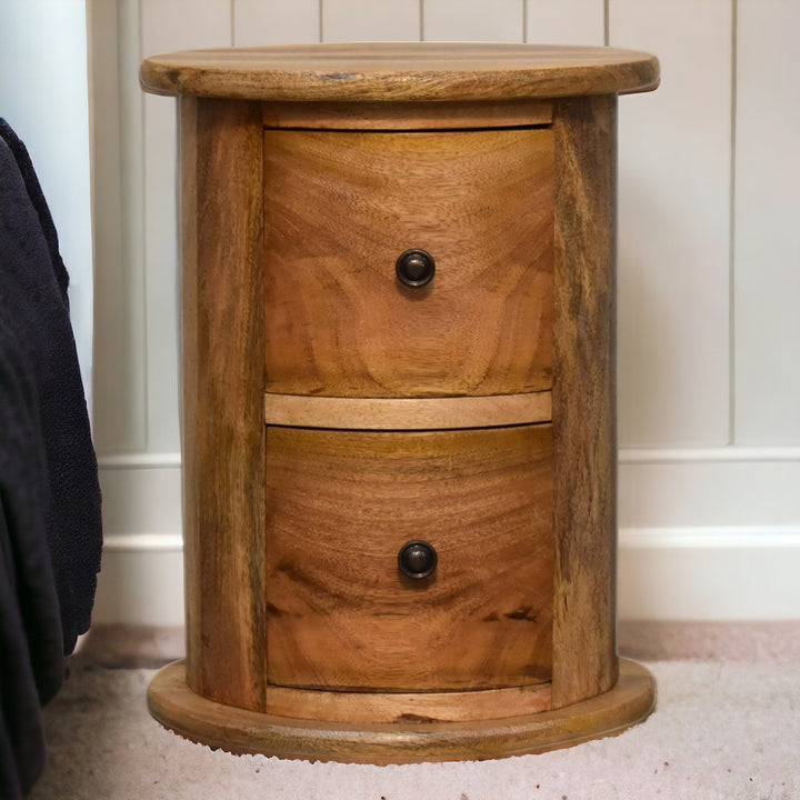 Mini Two Drawer Drum Chest