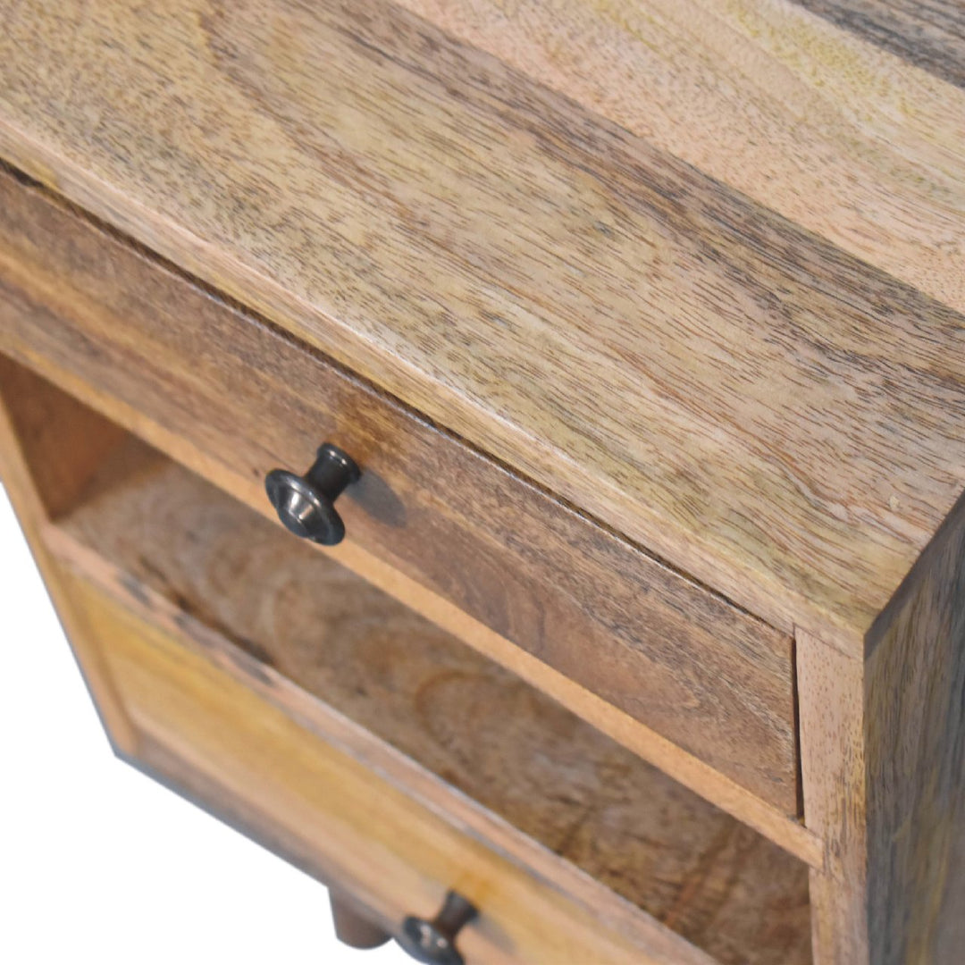 Mini Classic Multi Oakish Bedside