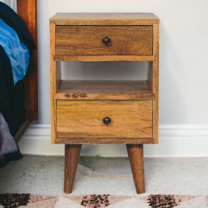 Mini Classic Multi Oakish Bedside