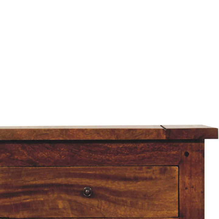 Chestnut Sideboard with Two Drawers