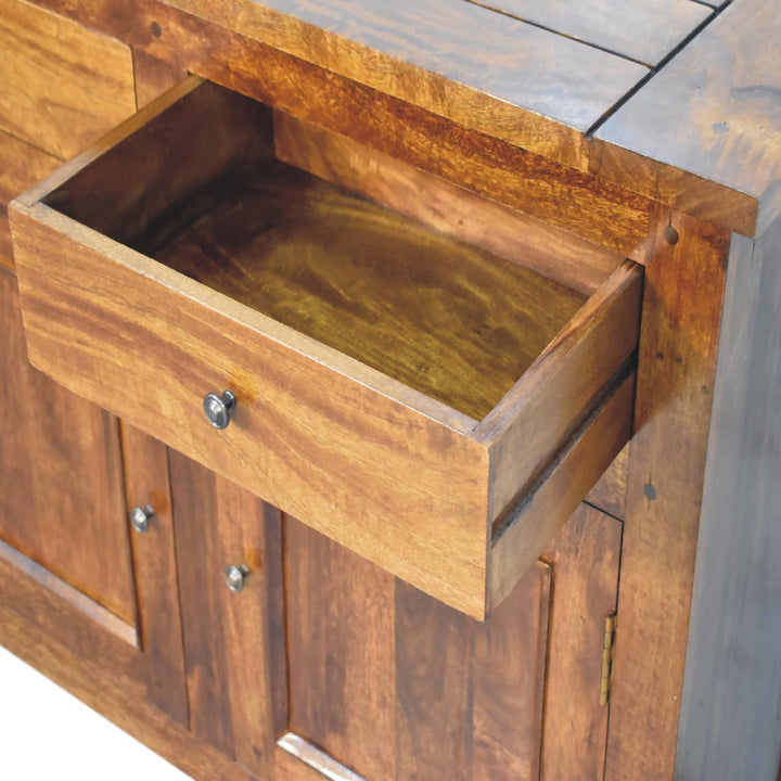 Chestnut Sideboard with Two Drawers