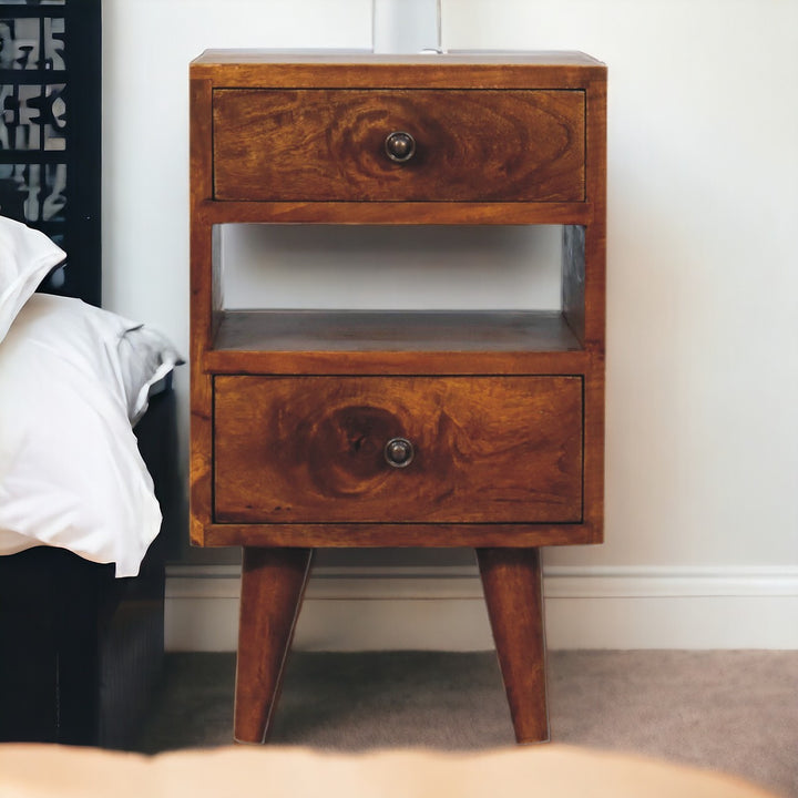 Mini Classic Multi Chestnut Bedside