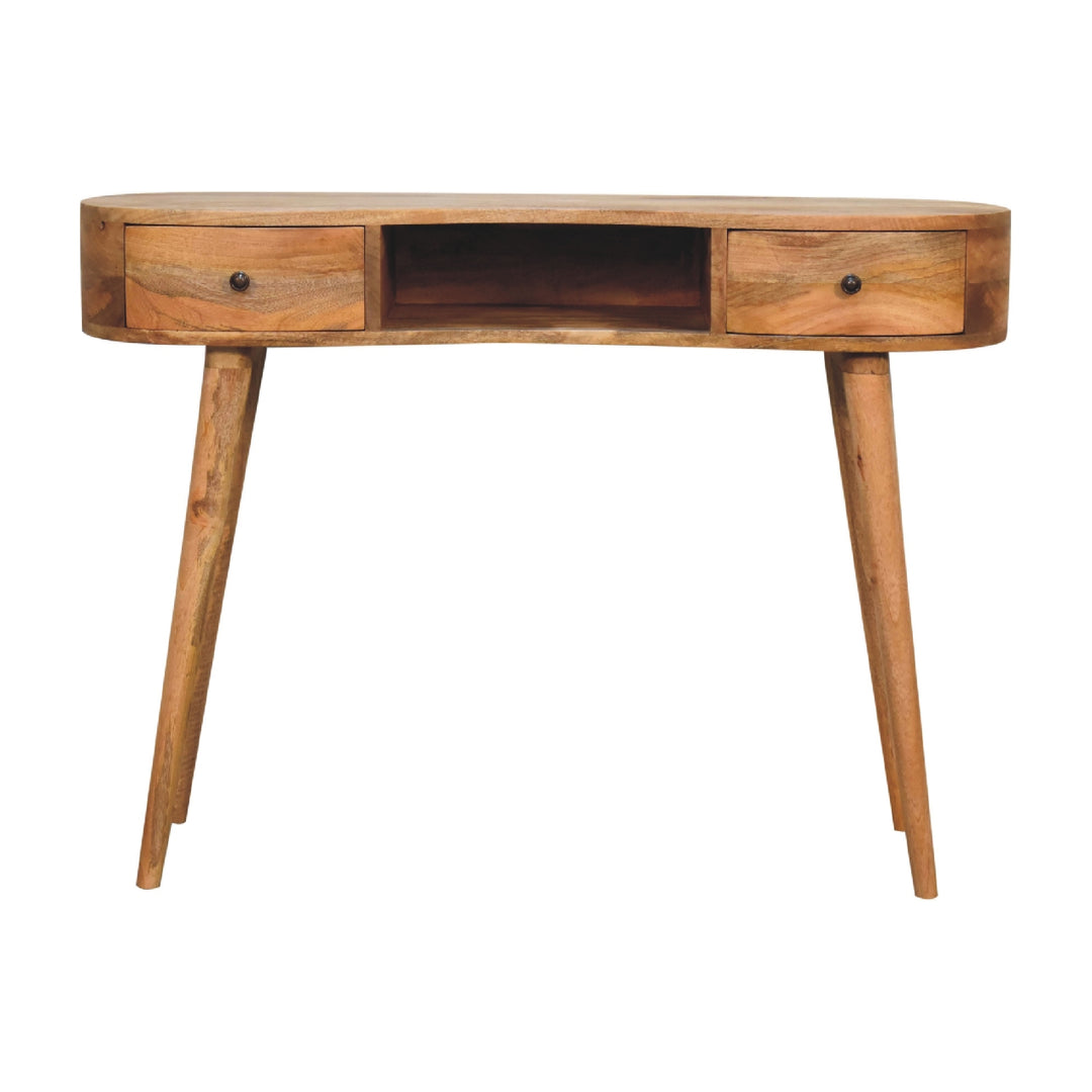 Oakish Wave Writing Desk