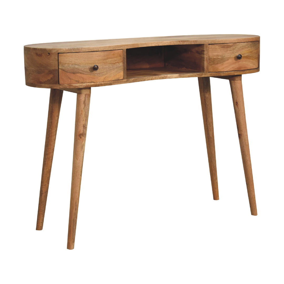 Oakish Wave Writing Desk