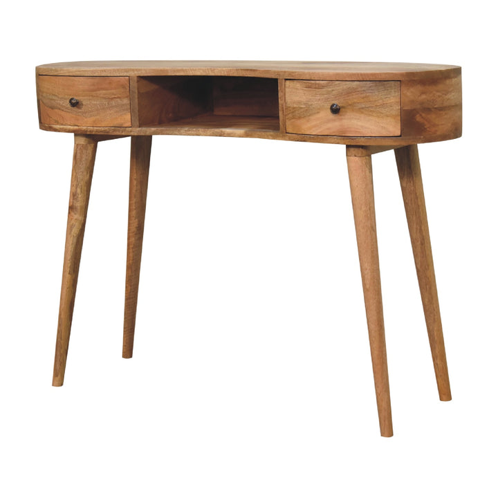 Oakish Wave Writing Desk