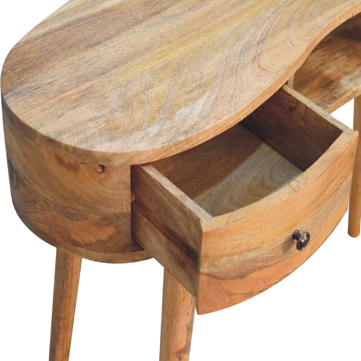 Oakish Wave Writing Desk