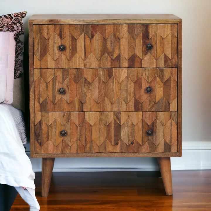 Mini Pineapple Carved Chest