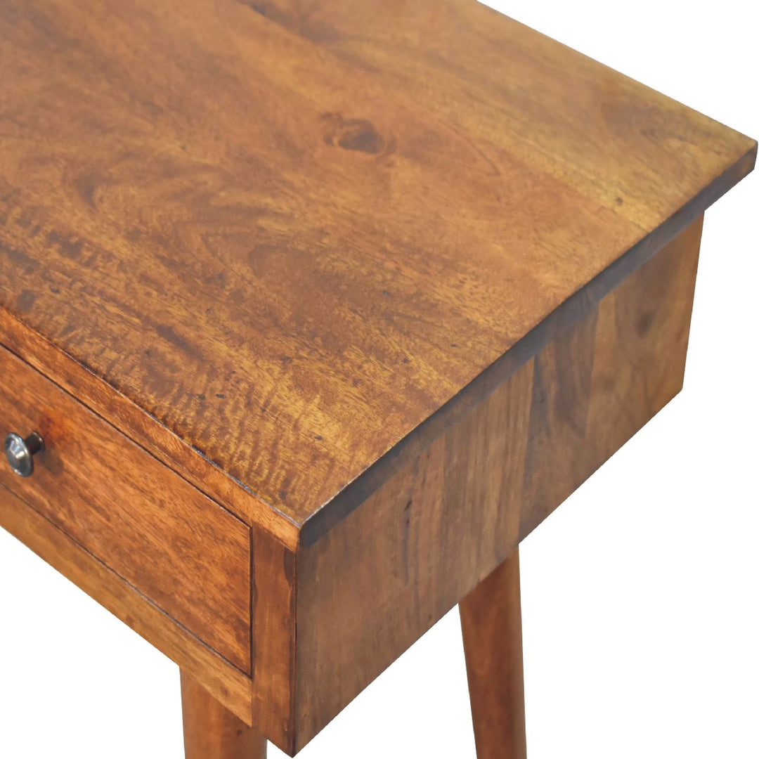 Large Three Drawer Chestnut Console