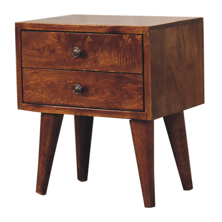 Mini Chestnut Modern Bedside