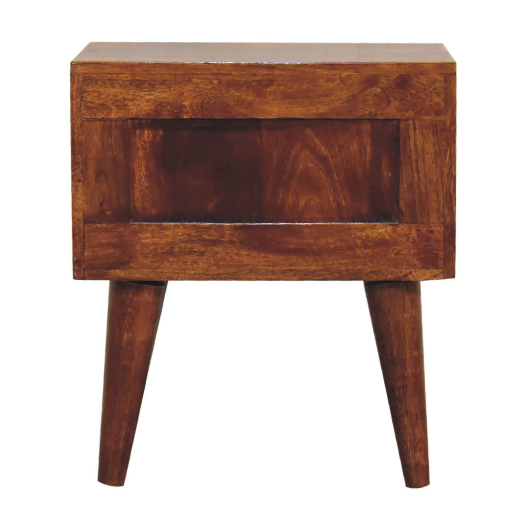 Mini Chestnut Modern Bedside