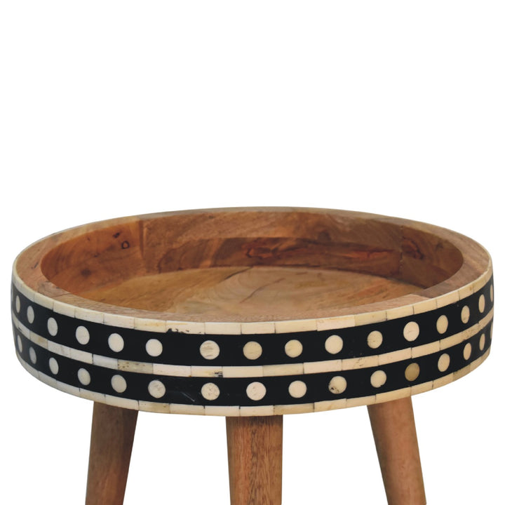 Mini Pattern Nordic End Table