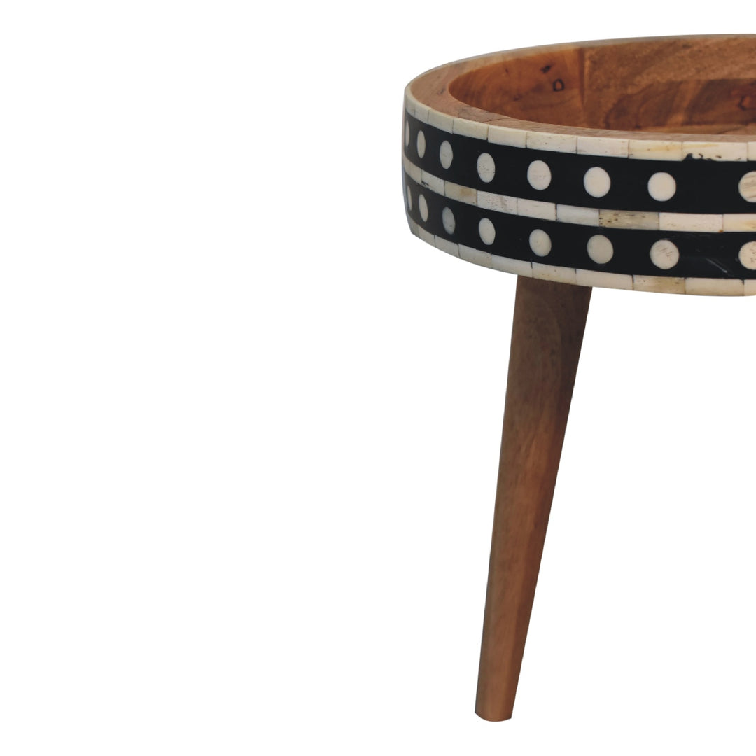 Mini Pattern Nordic End Table