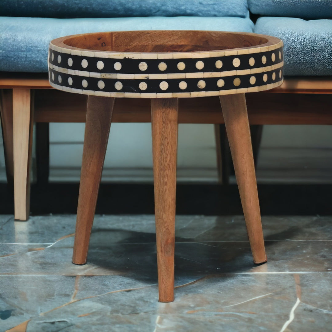 Mini Pattern Nordic End Table