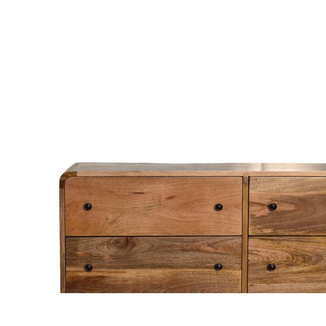 Large Curved Oakish Chest