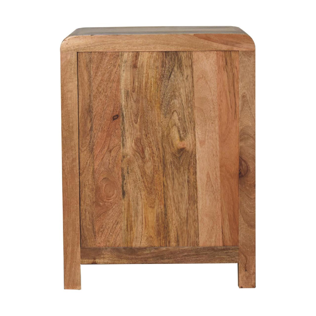 Aspen Oakish Three Drawer Bedside