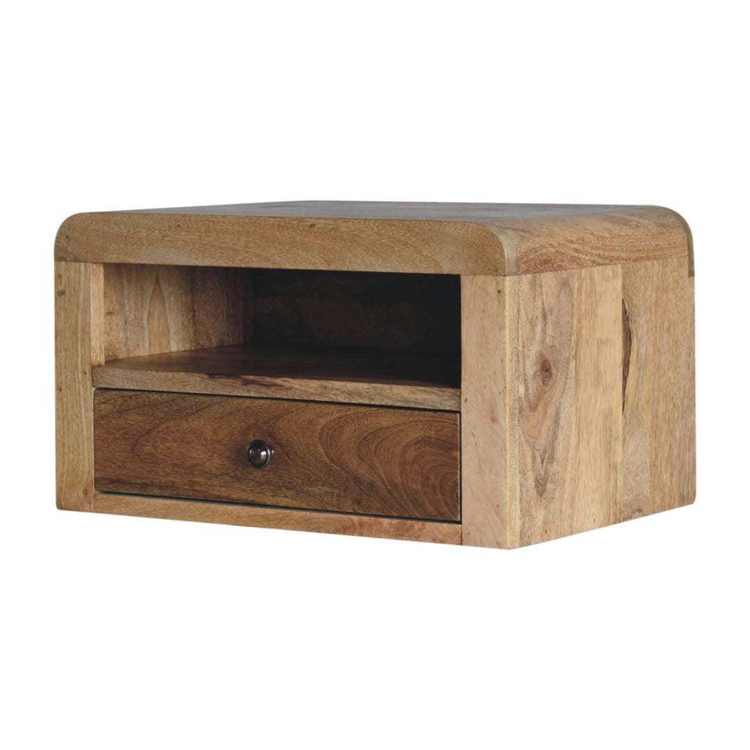 Chunky Oakish Floating Bedside