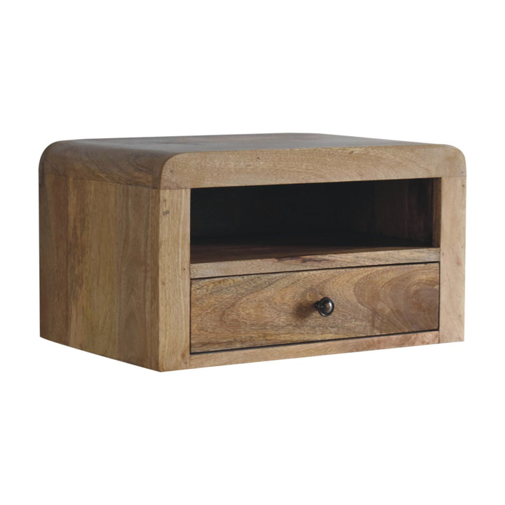 Chunky Oakish Floating Bedside