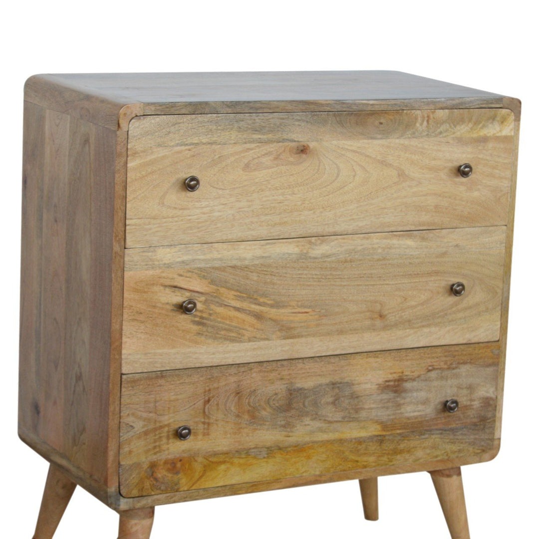 Curved Oakish Chest