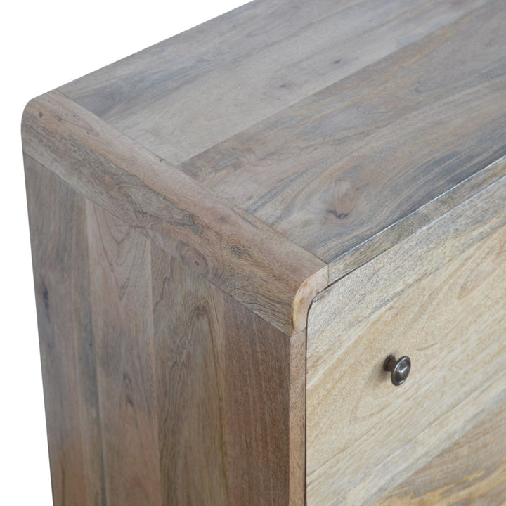 Curved Oakish Chest