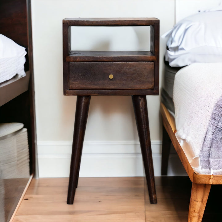 Mini Walnut Bedside