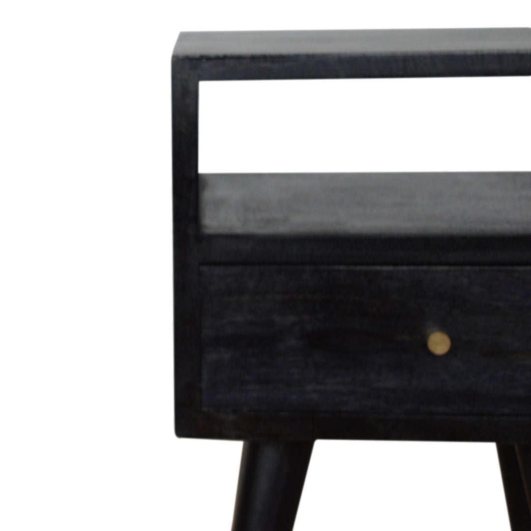 Mini Ash Black Bedside