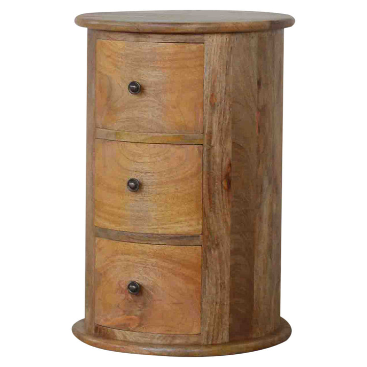 Three Drawer Drum Chest