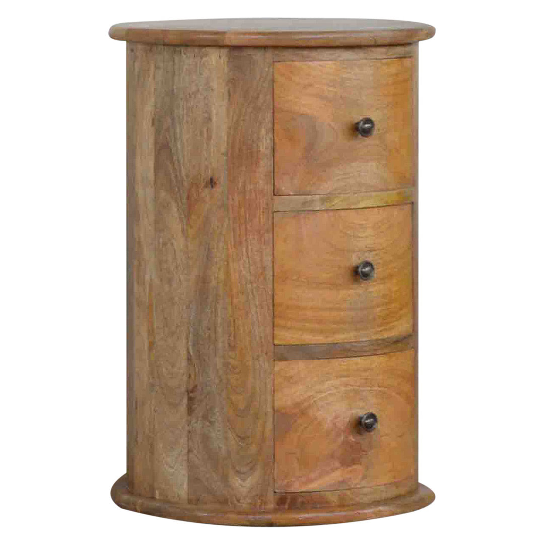 Three Drawer Drum Chest